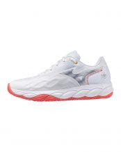 MIZUNO WAVE ENFORCE COURT AC 61GA2433 FEMME BLANC/CORAL