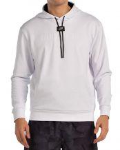 SUDADERA BULLPADEL BINEE BLANCO