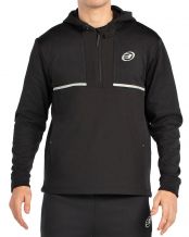 SUDADERA BULLPADEL BUZAS NEGRO
