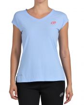T-SHIRT A MANICHE CORTE DA DONNA BULLPADEL COVELO CB46011000 AZZURRO CIELO