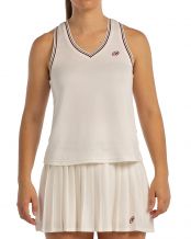 CAMISETA S/MANGAS BULLPADEL AZA MUJER BEIGE