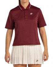POLO BULLPADEL AVIA VINO BURDEOS MUJER