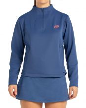 SUDADERA BULLPADEL CULLE AZUL SOMBRA MUJER