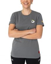 CAMISETA LOK GLACIER A1PADEL GRIS MUJER