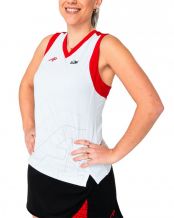 LOK WASATCH A1 WOMENS PADEL WHITE T-SHIRT