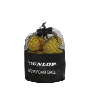 BOLSA 12 BOLAS DUNLOP INDOOR FOAM BALL