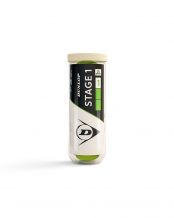 BOTE DE 3 BOLAS DUNLOP STAGE 1 VERDE