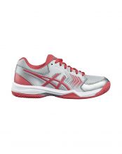 ASICS GEL DEDICATE 5 CLAY PLATA ROJO MUJER E758Y 9319