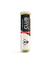 BOTE DE 4 BOLAS DUNLOP CLUB ALL COURT