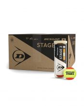 CUBE DE 72 BALLES DUNLOP STAGE 2 ORANGE 72BOX