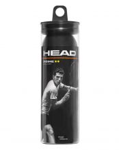BOTE 3 BALLES SQUASH HEAD NOIR