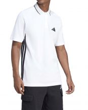 POLO ADIDAS ESSENTIALS PIQUE 3 STRIPES BLANCO