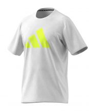 CAMISETA ADIDAS TRAIN ESSENTIALS FEELREADY LOGO AMARILLO FLOR