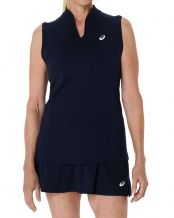 ASICS COURT T-SHIRT BLEU MARINE FEMME
