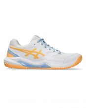 ASICS GEL-DEDICATE 8 PADEL BLANCO NARANJA MUJER 1042A241