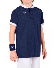 POLO JUNIOR TECNIFIBRE TEAM MESH BLEU MARINE