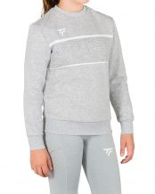 SWEATSHIRT JUNIOR TECNIFIBRE TEAM SILVER