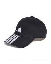 GORRA ADIDAS BASEBALL NEW LOGO 3 BANDAS NEGRO