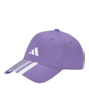 GORRA ADIDAS BASEBALL NEW LOGO 3 BANDAS LILA