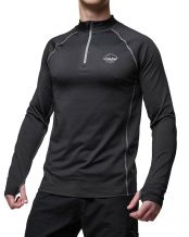 MAGLIETTA CON ZIP JHAYBER ALPINE OUTDOOR NERO
