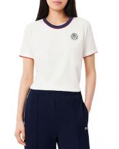 CAMISETA LACOSTE HERITAGE COLLECTION BLANCO MUJER TF8640