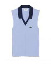 POLO LACOSTE PLAYERS COLLECTION DONNA LILLA