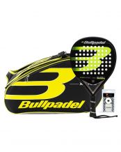 PACK BULLPADEL BLACK DRAGON PALETERO X-SERIES YELLOW
