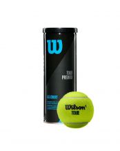 BO�TE DE 3 BALLES DE TENNIS WILSON TOUR PREMIER ALL COURT WRT109400