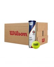 CAJON DE 18 BOTES DE 4 BOLAS DE TENIS WILSON ROLAND GARROS CLAY COURT WRT115000