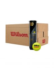 CAISSE DE 18 BO�TES DE 4 BALLES DE TENNIS WILSON US OPEN WRT116200