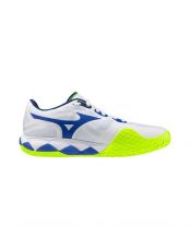 MIZUNO WAVE ENFORCE TOUR 2 CLAY COURT BIANCO/BLU/GIALLO FLUO 61GC2603