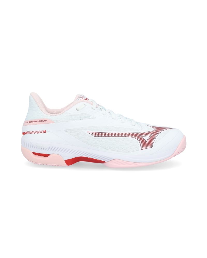 Mizuno Wave Exceed Court All Court Blanco/rosa Mujer 61ga2519, 42.5