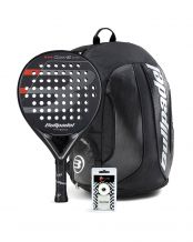 PACK BULLPADEL GAME CONTROL BLACK MOCHILA AVANT