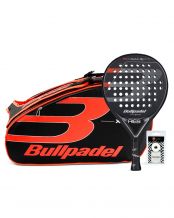 PACK BULLPADEL GAME CONTROL BLACK PALETERO X-SERIES ORANGE