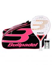 PACK BULLPADEL GAME WOMAN PALETERO X-SERIES PINK