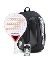 PACK BULLPADEL GAME WOMAN WHITE MOCHILA AVANT