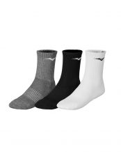 PACK DE 3 CALCETINES MIZUNO GRIS/NEGRO/BLANCO
