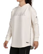 SUDADERA BULLPADEL PAITT MUJER BEIGE