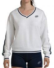 SUDADERA BULLPADEL TRAISER HUESO MUJER