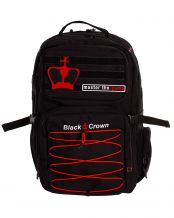 ZAINO BLACK CROWN SPARTAN NERO/ROSSO A005989