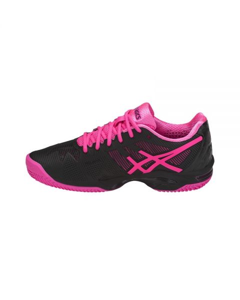 ASICS GEL SOLUTION SPEED 3 CLAY NEGRO FUCSIA MUJER E651N 9020