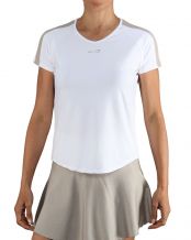 T-SHIRT ENDLESS MESH II FEMME BLANC/GRIS