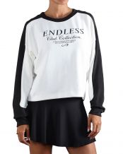 SWEAT ENDLESS CLUB COLLECTION FEMME BLANC
