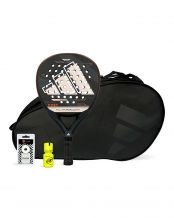 PACK ADIDAS KARDEX BLACK PALETERO CARBON CONTROL DRY GRIP