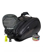 PACK BULLPADEL HACK 03 CMF PALETERO AVANT LEATHER 2 TAMBOR DRY GRIP