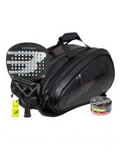 PACK BULLPADEL VERTEX 03 CMF PALETERO AVANT LEATHER 2 TAMBOR DRY GRIP