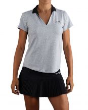 POLO ENDLESS ONYX SLEEVES FEMME WHITE/GREY