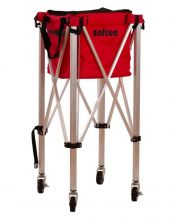 CARRO PORTAPELOTAS SOFTEE DE TENIS/PADEL REBOUNCEA005291.A37.1 BLANCO/ROJO