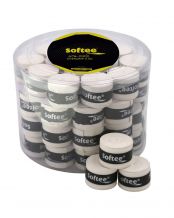 CUBE 60 PCS. OVERGRIPS SOFTEE ADHERE BLANC