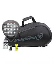 PACK BULLPDEL GAME PWR GRIS SAC DE PADEL AVANT 2 DRY GRIP